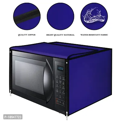 Classic Microwave Oven Cover Suitable for All Major Brands for Size 41X51X36 CMS (Ink Blue)-thumb3