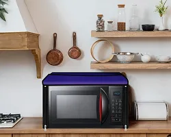 Classic Microwave Oven Cover Suitable for All Major Brands for Size 41X51X36 CMS (Ink Blue)-thumb1