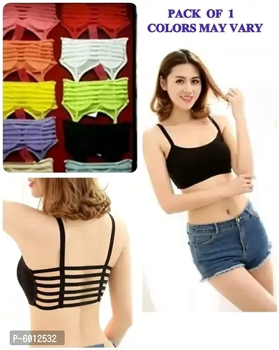 COMBO OF 5 MULTI DESIGN NON PADDED BRA-thumb5