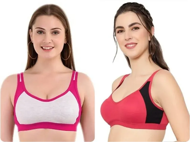 Non Padded Sports Bra Combo At Best Price