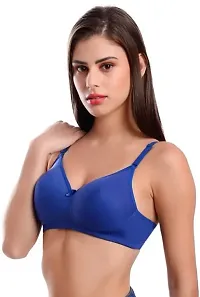 PACK OF 4 SEAMLESS IMPORTED FABRIC PADDED BRA-thumb3