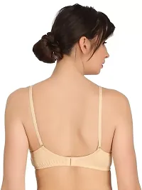 PACK OF 4 SEAMLESS IMPORTED FABRIC PADDED BRA-thumb4