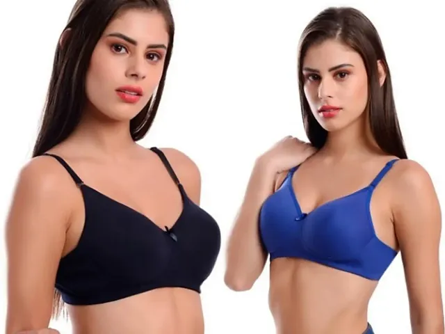 Seamless Imported Padded Bra For Women Combo