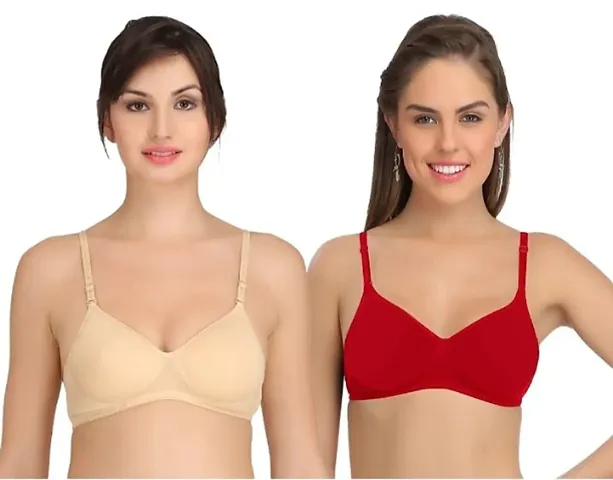 Seamless Imported Padded Bra For Women Combo
