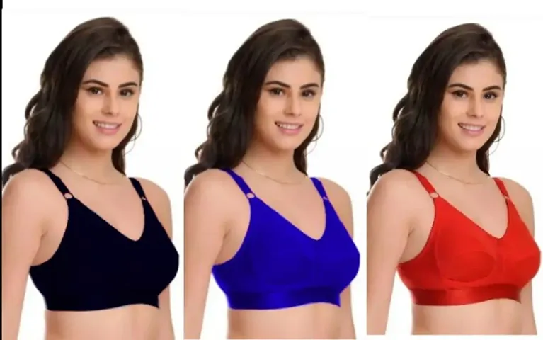 PLUS SIZE C CUP DOUBLE FABRIC REGULAR BRA