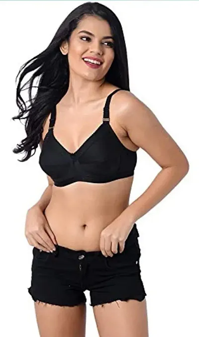 Buy PLUS SIZE C CUP DOUBLE FABRIC REGULAR BRA - Lowest price in