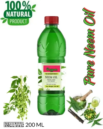 100% Pure Natural Neem Oil 200 Grams-thumb0