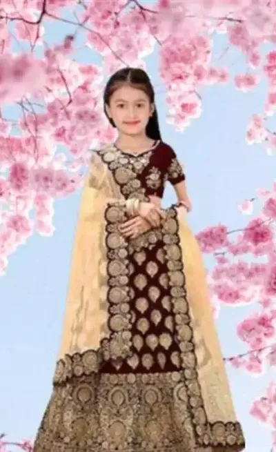 Girl's Beautiful Lehenga Choli Set