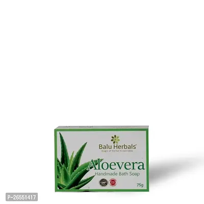 Balu Herbals Aloevera Soap 75G ( Pack of 3 )