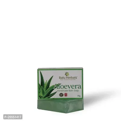 Balu Herbals Aloevera Soap 75G ( Pack of 3 )-thumb3