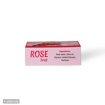 Balu Herbals  Rose Soap 75g ( Pack of 3 )-thumb2