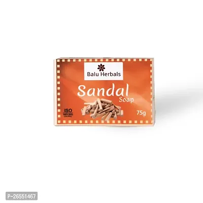 Balu Herbals Sandal Soap 75g ( Pack fo 3 )