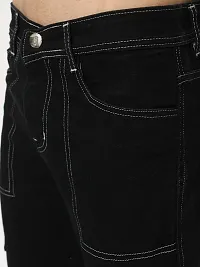 Stylish Black Denim Low Rise Jeans For Men-thumb3