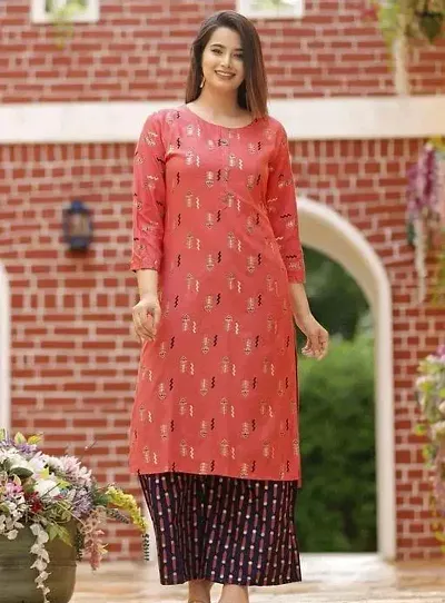 A Line Rayon Kurta set