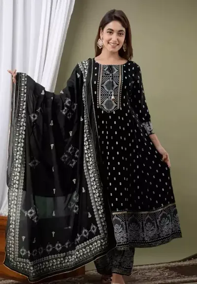 A Line Rayon Kurta set