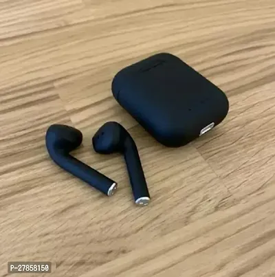 i12 TWS Earpods Bluetooth Headset EL41 Bluetooth v5.0 Headset (Black, True Wireless)-thumb5