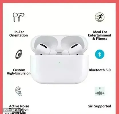 True Wireless White ProBuds Headphone Earphone With Charging Case Bluetooth Headset-thumb2