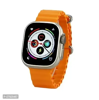 S8 Ultra Max Smart Watch (Orange, Pack of 1).