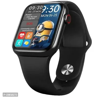 T500 Smart watch Full Screen Smart Watch Series 8 Smartwatch, Health Tracking Device, Calling Amoled Watch - Black, free size