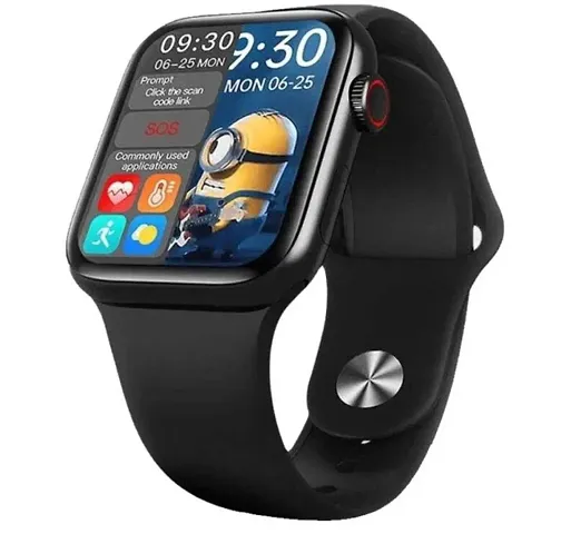 T500 Smart watch Full Screen Smart Watch Series 8 Smartwatch, Health Tracking Device, Calling Amoled Watch - Black, free size