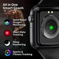 T500 Smart watch Full Screen Smart Watch Series 8 Smartwatch, Health Tracking Device, Calling Amoled Watch - Black, free size-thumb3
