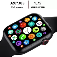 T500 Smart watch Full Screen Smart Watch Series 8 Smartwatch, Health Tracking Device, Calling Amoled Watch - Black, free size-thumb3