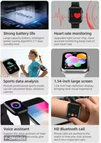 Modern Bluetooth Smartwatch With Strap For Unisex-thumb5