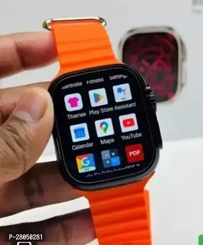 S8 Ultra 4g Android Smartwatch with Sim Cards  Wifi Cellular Connection / GPS - Orange, Free Size-thumb0