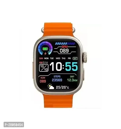 S8 Ultra Android Smart Watch 4G Sim Card 49mm Camera WiFi GPS - Orange, Free Size-thumb0