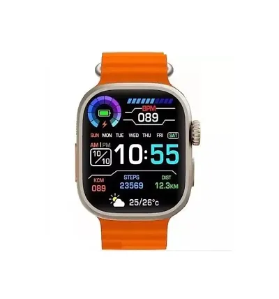 S8 Ultra Android Smart Watch 4G Sim Card 49mm Camera WiFi GPS - Orange, Free Size