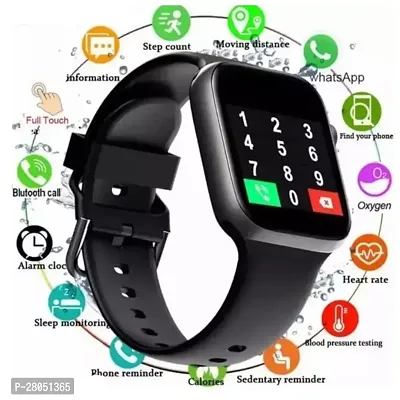 T500 Ultra Smartwatch 1.79 inch Display Bluetooth Calling Smart Watch - Black, Free Size-thumb0