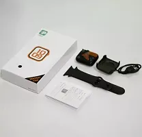 T500 Pro Smart Call Bracelet Custom Knob Split Screen Health Monitoring Music - Free Size, Black-thumb3