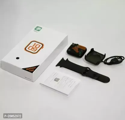 T500 Pro Smart Call Bracelet Custom Knob Split Screen Health Monitoring Music - Free Size, Black-thumb4