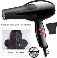 Nova NV-6130 Professional Salon Hair Dryer 2 Speed  2 Heat Setting With Concentrator Nozzle  Removable Filter|1800 Watt (Black)-thumb3