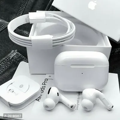 Airpods Pro with Popup window, GPS, Name change and Noise Cancellation-White,TrueWireless-thumb0