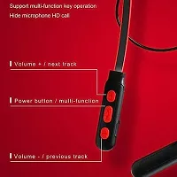 B11 Bluetooth Headphone Neckband Upto 20 Hours Playback Technology Bluetooth v5.0 With Microphone middot; Assorted, In Ear-thumb3