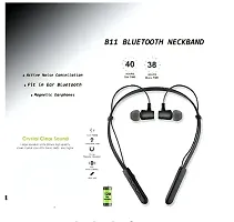 B11 Bluetooth Headphone Neckband Upto 20 Hours Playback Technology Bluetooth v5.0 With Microphone middot; Assorted, In Ear-thumb4