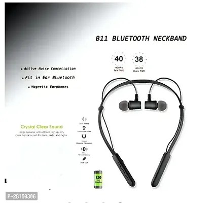 B11 Bluetooth Headphone Neckband Upto 20 Hours Playback Technology Bluetooth v5.0 With Microphone middot; Assorted, In Ear-thumb5