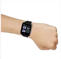 Stylish Black Smartwatch With OLED Display Fitness Tracker And Multiple Features-thumb2