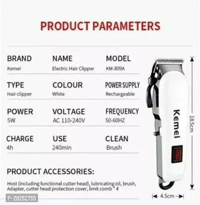 Professional Hair Trimmer With Rustproof Stainless Steel Blades-thumb4