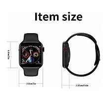 T500 Smart Watch Fitpro 8 Series bluetooth Calling Support for Men Women boy Girl Adult and Fitness Tracker, Heart Oxygen Monitor Smartwatch - Black, Free Size-thumb2