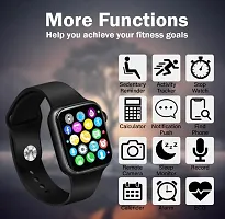 T500 Smart Watch Fitpro 8 Series bluetooth Calling Support for Men Women boy Girl Adult and Fitness Tracker, Heart Oxygen Monitor Smartwatch - Black, Free Size-thumb4