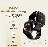 T-500 Series Black Bluetooth Smart Watches For Men And Women-thumb2