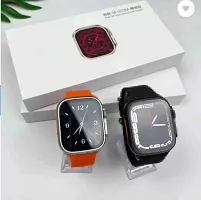 S8 Ultra Smart Watch with 4G SIM Card, Facebook, YouTube, Android, Sports Features, Bluetooth Calling(SIM Supported) Extra Band (Black)-thumb1