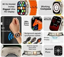 S8 Ultra Smart Watch | HD 1.79 Display  (Orange, Free Size)-thumb2