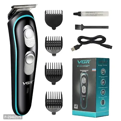 VGR V-055 Professional Cordless Rechargeable Beard Trimmer Hair Clippers for Men-thumb0