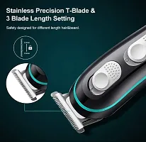 VGR V-055 Professional Cordless Rechargeable Beard Trimmer Hair Clippers for Men-thumb2