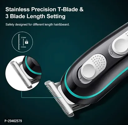 VGR V-055 Professional Cordless Rechargeable Beard Trimmer Hair Clippers for Men-thumb3