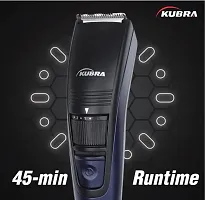 Kubra KB-1016 Hair Trimmer For Men/Beard Trimmer For Men, Blue | USB Charging Trimmer Men | 45-Minute Runtime | Adjustable 20 Length Setting | Ultra Sleek Beared Trimmer-thumb2