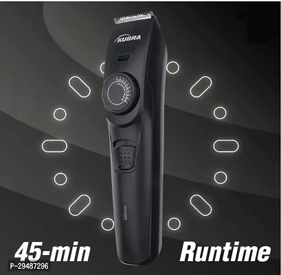 KB-1088 Hair and Beard Trimmer with USB Charging, 40 Length Setting, 45 minutes Cordless use, 1 Year Warranty (Black)-thumb5